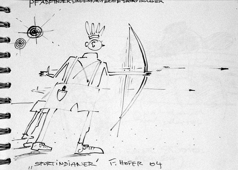 pfadfinder sind einfach echte sportindianer